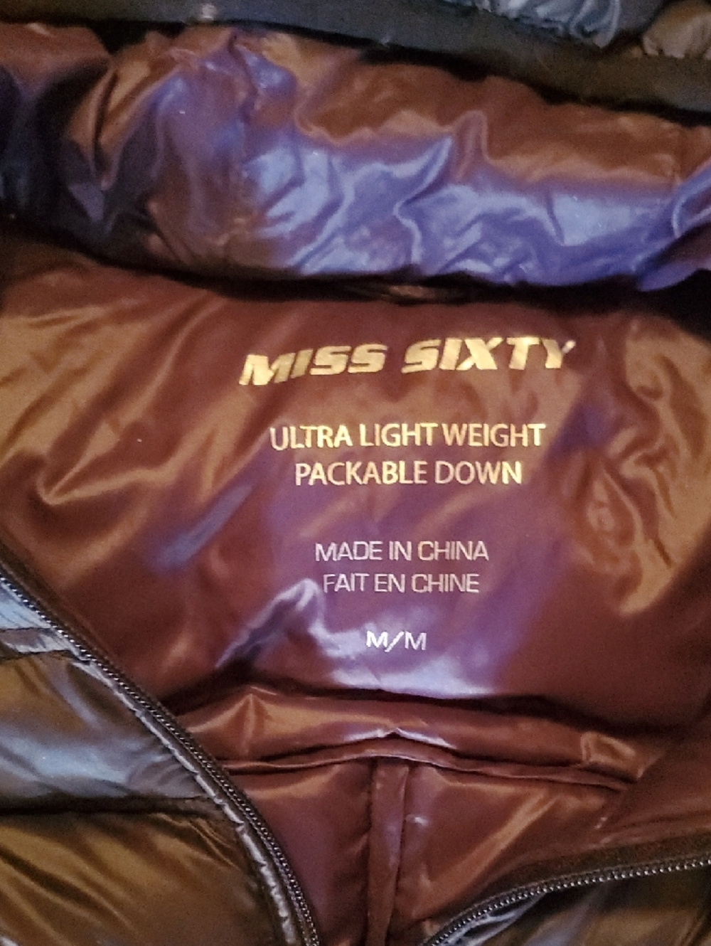 Miss Sixty Black Quilted Hooded Puffer Coat - Picture 2 of 3